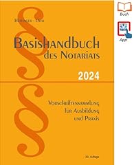 Basishandbuch notariats 2024 gebraucht kaufen  Wird an jeden Ort in Deutschland