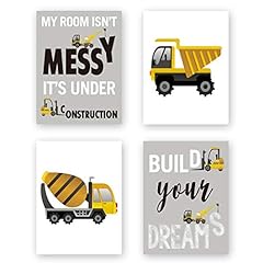 KAIRNE Construction Trucks Picture Cartoon Construction for sale  Delivered anywhere in Ireland