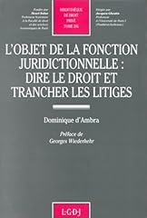 Objet fonction juridictionnell d'occasion  Livré partout en France