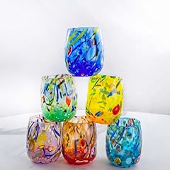 Murart bicchieri murano. usato  Spedito ovunque in Italia 