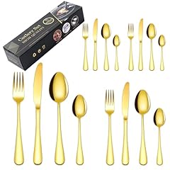 Gold silverware cutlery for sale  Delivered anywhere in UK