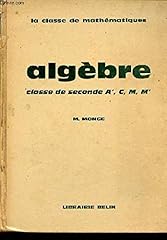 Algebre classe 2e d'occasion  Livré partout en France