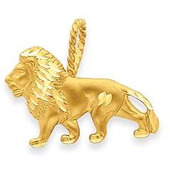 Yellow gold lion for sale  Delivered anywhere in UK