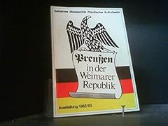Preussen der weimarer d'occasion  Livré partout en Belgiqu