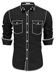 Coofandy mens western for sale  Delivered anywhere in USA 