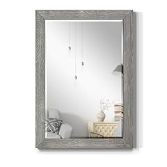 Gray rustic mirror for sale  Delivered anywhere in USA 