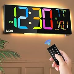 Digital wall clock for sale  Delivered anywhere in UK