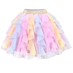 Girls skirt rainbow for sale  Delivered anywhere in UK