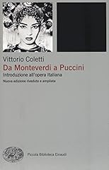 Monteverdi puccini. introduzio usato  Spedito ovunque in Italia 