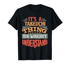 Takeuchi name shirt for sale  Delivered anywhere in USA 