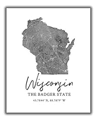 Wisconsin state map for sale  Delivered anywhere in USA 
