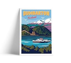 Dumbarton travel poster for sale  Delivered anywhere in UK