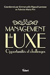 Management luxe opportunités d'occasion  Livré partout en France