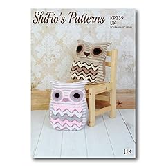 Knitting pattern owl for sale  Delivered anywhere in UK