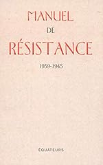 Manuel résistance d'occasion  Livré partout en France