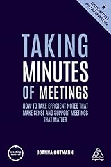 Taking minutes meetings d'occasion  Livré partout en France
