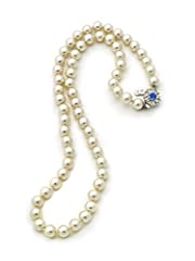 Jacqueline Jackie Kennedy Single Strand Pearl Necklace for sale  Delivered anywhere in USA 