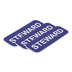 Steward name tag for sale  Delivered anywhere in UK