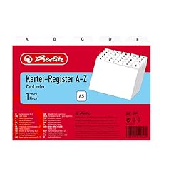 Herlitz 1500560 karteiregister gebraucht kaufen  Wird an jeden Ort in Deutschland