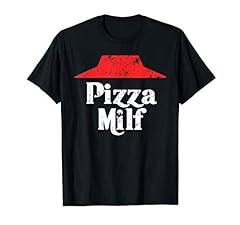 Pizza Hot Mom Hut Funny Carbo Load Deep Dish T-Shirt for sale  Delivered anywhere in USA 