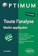 Analyse maths appliquées d'occasion  Livré partout en France