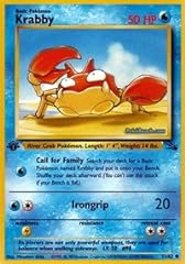 Pokemon krabby fossil for sale  Delivered anywhere in USA 