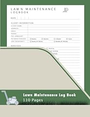 Lawn maintenance log for sale  Delivered anywhere in USA 