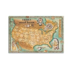 Map american native for sale  Delivered anywhere in USA 