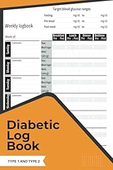 Diabetic log book for sale  Delivered anywhere in UK