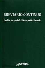 Breviario continuo. lodi usato  Spedito ovunque in Italia 