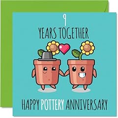 Cute pottery anniversary for sale  Delivered anywhere in UK