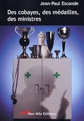 Cobayes médailles ministres d'occasion  Livré partout en France