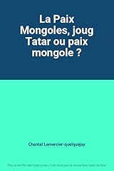Paix mongoles joug d'occasion  Livré partout en France