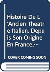 Histoire ancien theatre d'occasion  Livré partout en Belgiqu