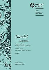 Salve regina hwv d'occasion  Livré partout en France