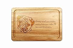 Pug wooden chopping for sale  Delivered anywhere in UK