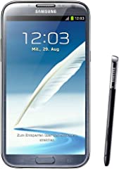 Samsung Galaxy Note II N7100 Smartphone, 16GB, schermo touchscreen AMOLED 5,5'', Quad-core, 1,6GHz, fotocamera 8 Megapixel, Android 4.1, Grigio Titanio [Germania] usato  Spedito ovunque in Italia 