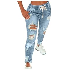 Ripped jeans womens for sale  Delivered anywhere in UK