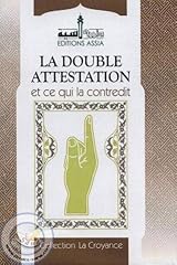 Double attestation foi d'occasion  Livré partout en France