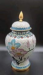 Cina vaso cloisonné usato  Spedito ovunque in Italia 