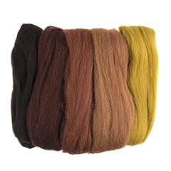 wool roving natural for sale  Delivered anywhere in UK