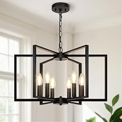 Black farmhouse chandelier for sale  Delivered anywhere in USA 