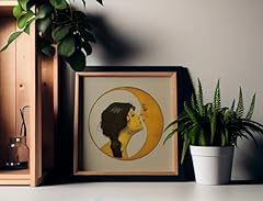 Woman kissing moon for sale  Delivered anywhere in USA 