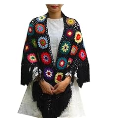 Poncho franges main d'occasion  Livré partout en France