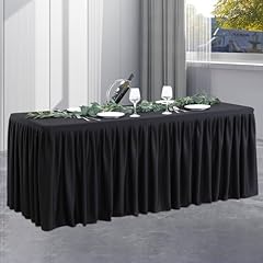 Black polyester table for sale  Delivered anywhere in USA 