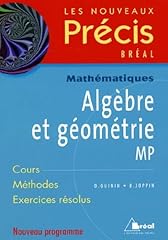 Précis algèbre géométrie d'occasion  Livré partout en France