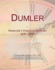 Dumler webster timeline for sale  Delivered anywhere in UK