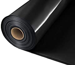 Used, Damp Proof Membrane Black Polythene Sheeting Roll DPM for sale  Delivered anywhere in UK