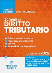 Schemi diritto tributario usato  Spedito ovunque in Italia 