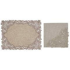 Lace embroidered napkin for sale  Delivered anywhere in USA 